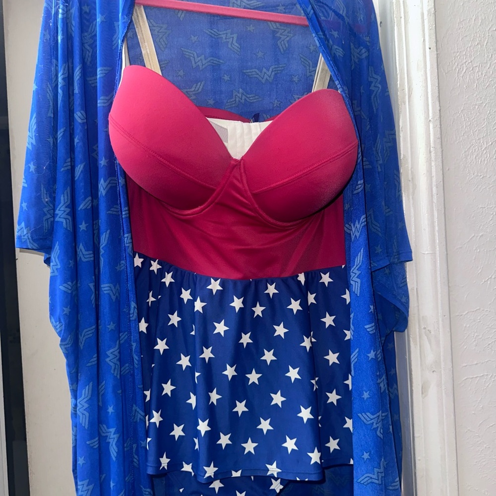 Disney Red and Blue Star Pajama Set